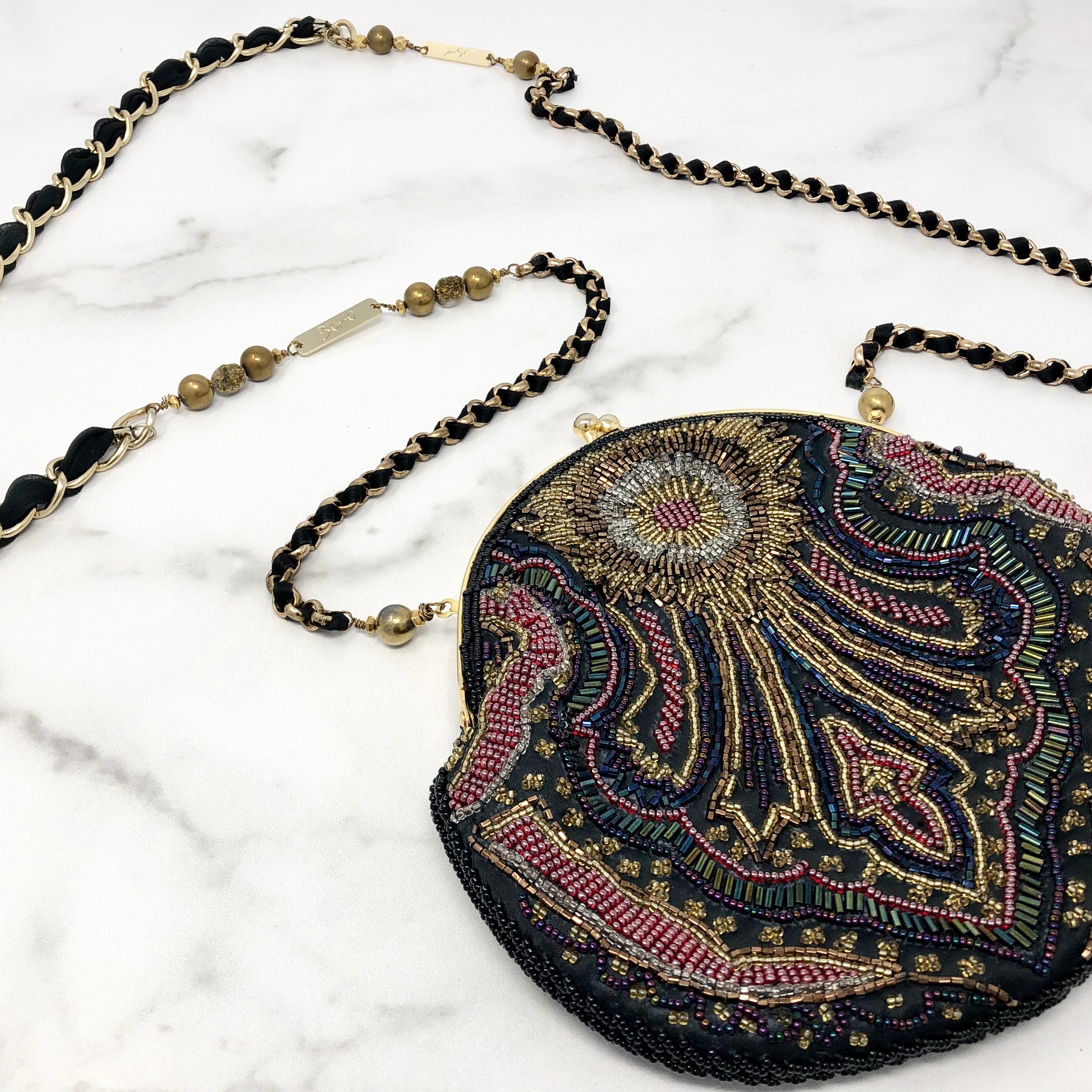 Beaded crossbody